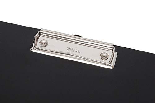 Maul skrivetablet med foliebelægning og 2 neodymmagneter, clipboard, DIN A4 portræt, magnetisk, 8 mm klembredde, sort
