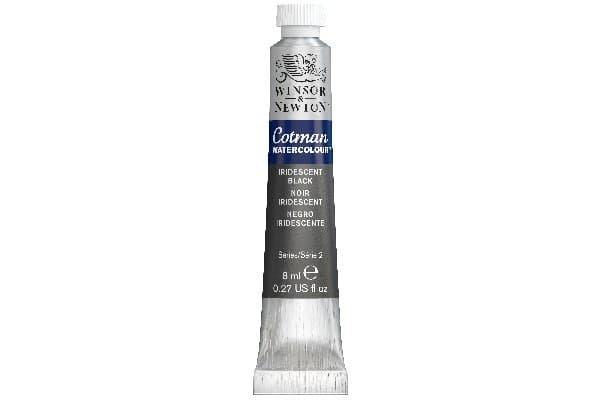 Cotman watercolour 8ml Iridescent Black Row 473