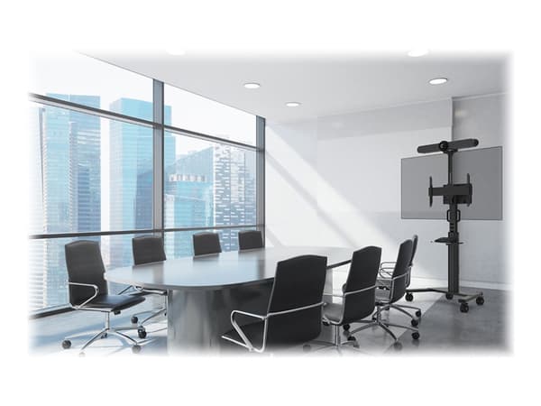 Neomounts - Vogn - for flatpanel - svart - skjermstørrelse: 37"-75"