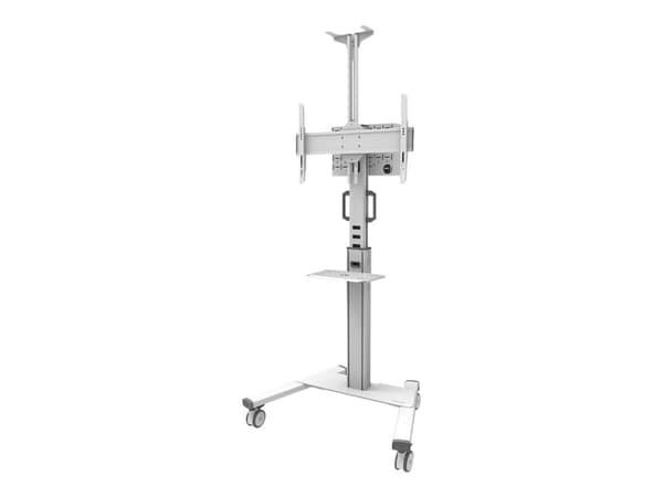 Neomounts - Vagn - för platt panel - vit - skärmstorlek: 37"-75"