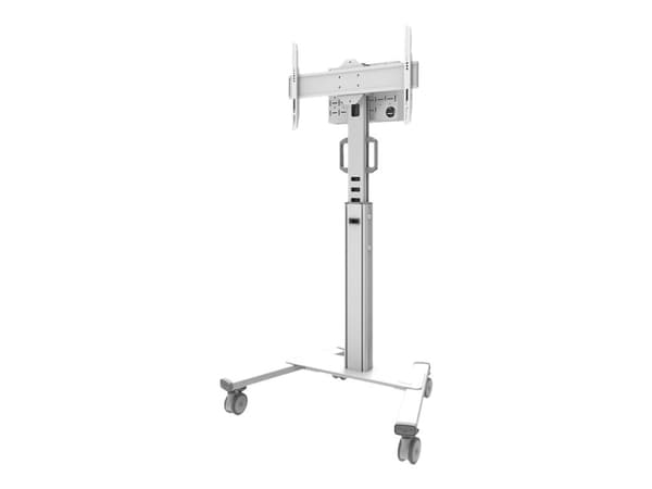 Neomounts - Vagn - för platt panel - vit - skärmstorlek: 37"-75"