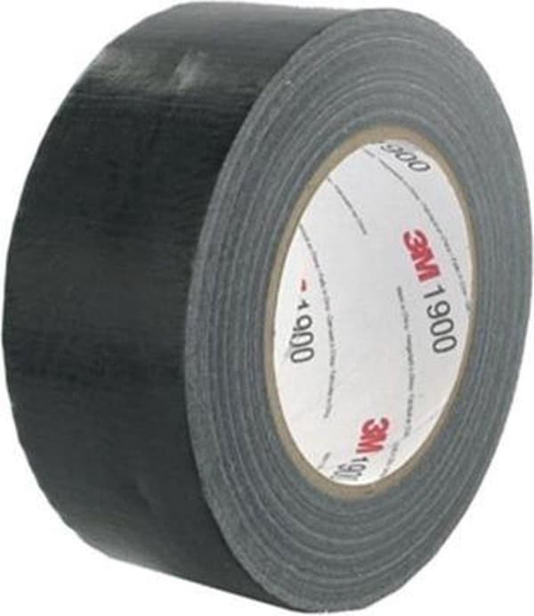 3M 1900 ilmastointiteippi - 50M x 50mm - musta