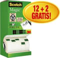 Pikkukuva 2 / 7: Arvopaketti: 12 x Scotch® Magic™ -teippi, kartonkitorni, 19 mm x 33 m + 2 rullaa ILMAISEKSI