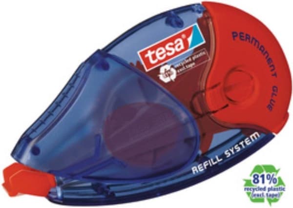 Tesa Limrulle Refillkassett - Permanent - Eco - 5 st