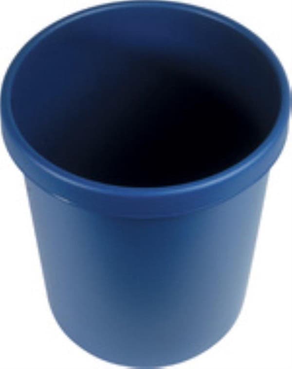 Helit the German H6106195 Papperskorgen 30 l (Ø xh) 350 mm x 405 mm Polyeten Svart 1 st.