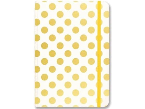 Peter Pauper Press Mini Notebook Gold Dots