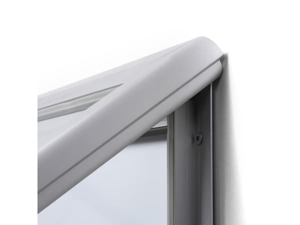 TWIN ulkokäyttöön tarkoitettu valkotaulun ripustuskaappi - 9 x A4 hopea 805x47x1067mm (1kpl)
