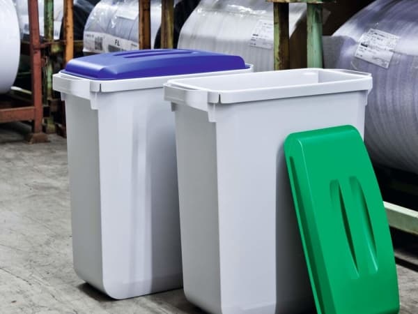 Säiliö 60ltr L59xW28.2xH60cm elintarvikekäyttöön tarkoitettu muovi keltainen,1 kpl