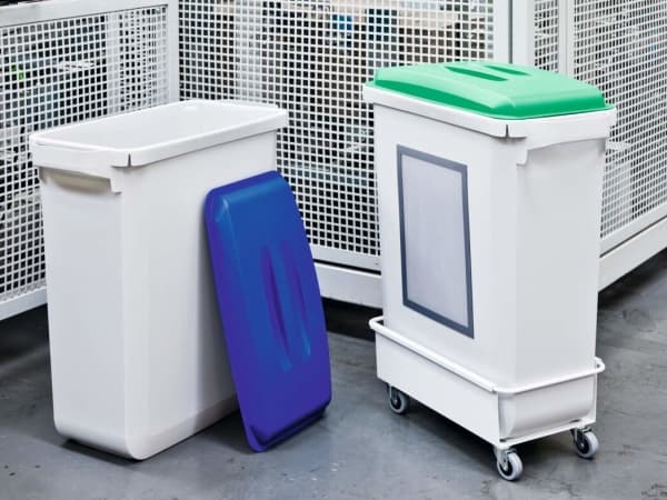 Säiliö 60ltr L59xW28.2xH60cm elintarvikekäyttöön tarkoitettu muovi keltainen,1 kpl