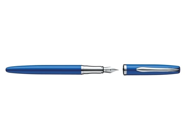Pelikan Jazz Noble Elegance P36, Blå, Sølv, Fyllesystem med patron, Blå, Metall, Rustfritt stål, Medium