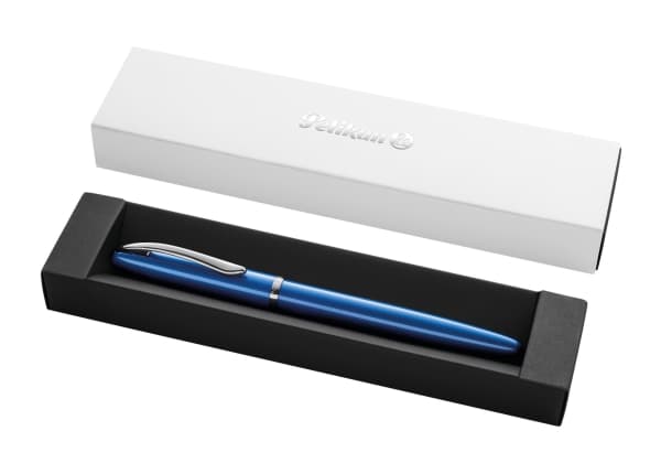 Pelikan Jazz Noble Elegance P36, Blå, Sølv, Fyllesystem med patron, Blå, Metall, Rustfritt stål, Medium