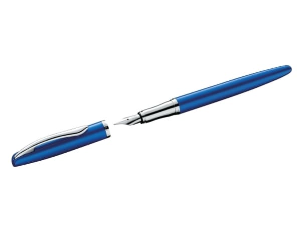 Pelikan Jazz Noble Elegance P36, Blå, Sølv, Fyllesystem med patron, Blå, Metall, Rustfritt stål, Medium