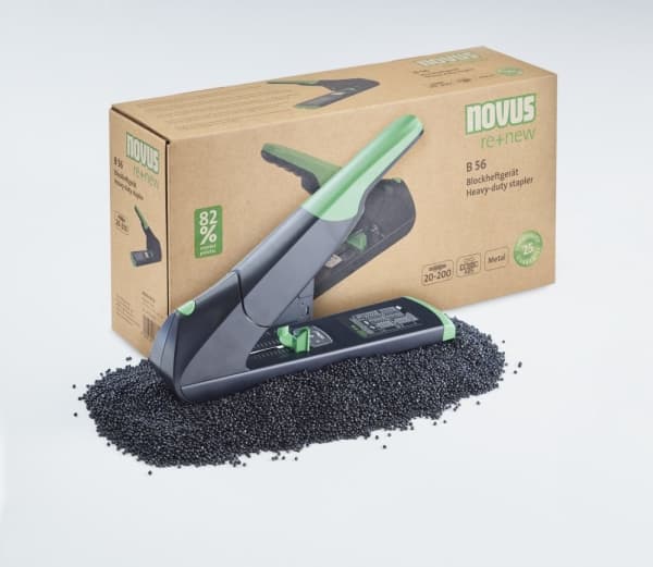 Novus B 56 re+new, 200 ark, Svart, Grön, 23/10 SUPER, 23/13 SUPER, 23/15 SUPER, 23/17 SUPER, 23/20 SUPER, 23/8, Metall, Plast, 80 g/m ^, 7,5 cm
