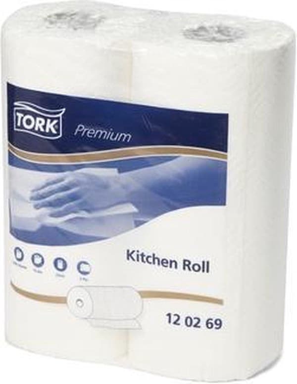 Tork 120269 papirhåndklæde Papir Hvid