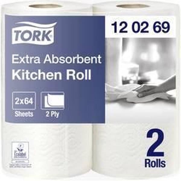 Tork 120269 papirhåndklæde Papir Hvid