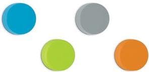 MAUL skivmagnet, silikon, 12 mm, olika färger styrka: 1,5 kg, diameter: 12 mm / höjd: 6 mm - 1 st (6166499)