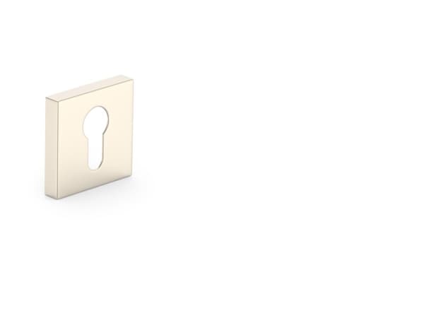 Metal-Bud Cylinder Escutcheon Satin Nickel