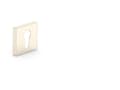 Miniatyrbild 5 av 5: Metal-Bud Cylinder Escutcheon Satin Nickel