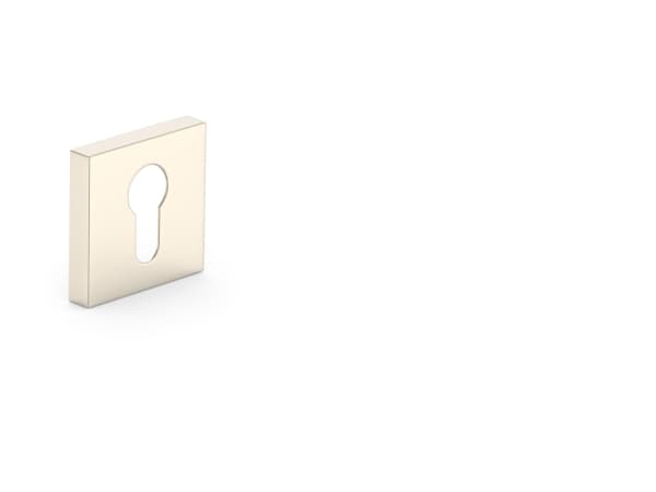 Metal-Bud Cylinder Escutcheon Satin Nickel
