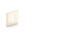 Miniatyrbild 1 av 5: Metal-Bud Cylinder Escutcheon Satin Nickel