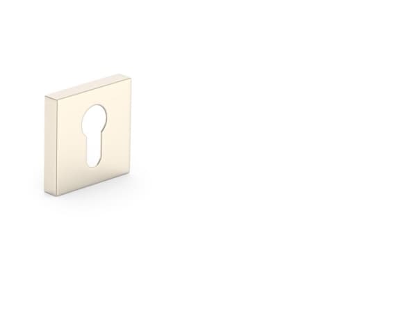 Metal-Bud Cylinder Escutcheon Satin Nickel