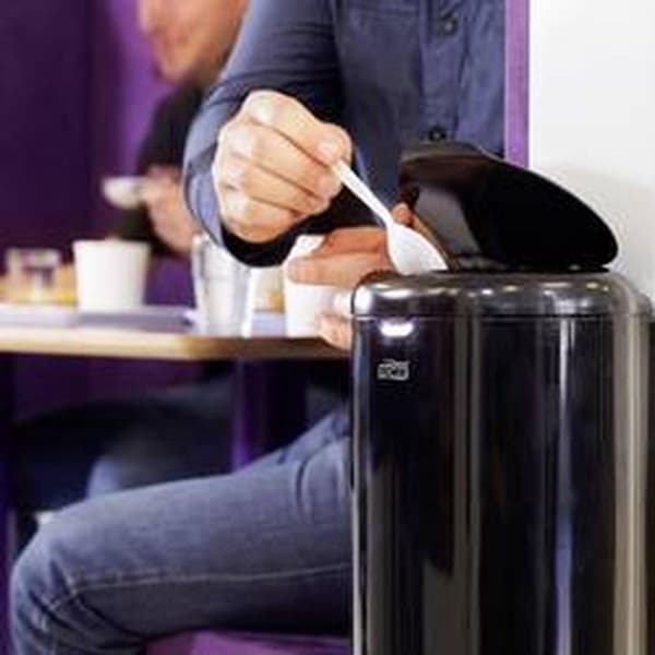 Tork Avfallskärl Mini Plast Svart 5 liter B3