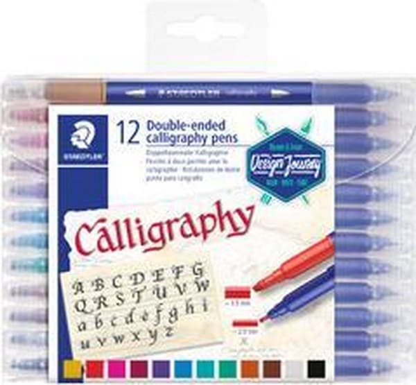 Kalligrafi penna. duo point - set 24 st