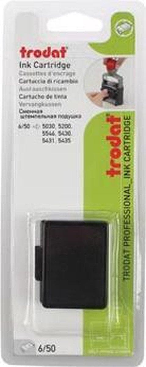 Trodat Varamustetyyny Jun 50 81024 70 x 50 mm (LxK) Musta 2 kpl