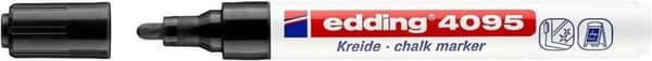 Kritpenna edding 4095 - 4 färger krita markörer - Rund spets 2-3 mm