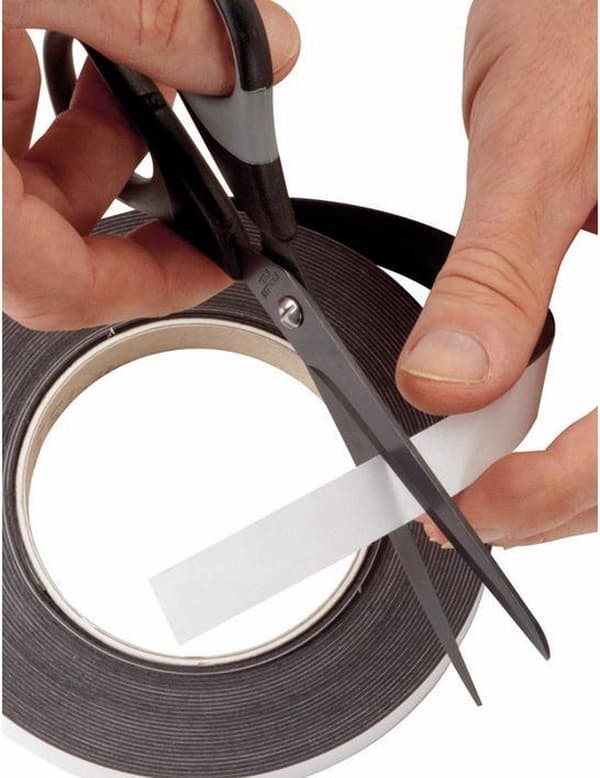MAUL Magnettape - Selvklæbende - 10 mx 10 mm x 1 mm