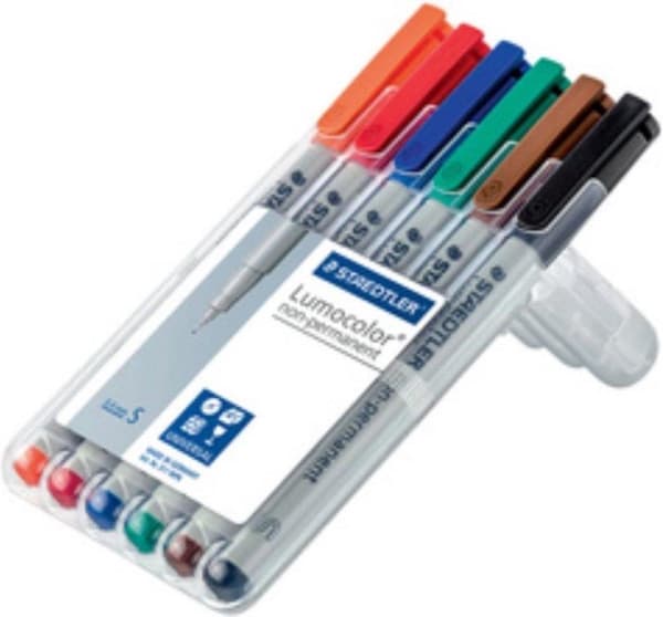 Lumocolor S icke-permanent - Box 8 st