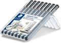 Pikkukuva 2 / 5: pigmenttilainer fineliner - laatikko 8 kpl