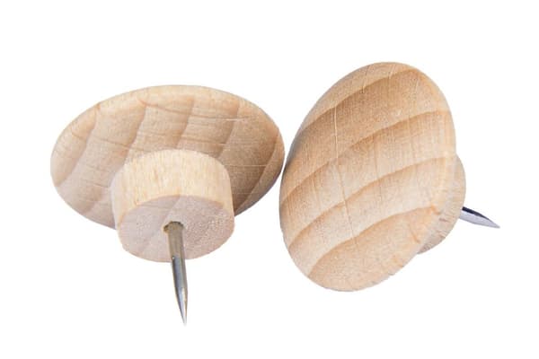 Legamaster WOODEN pushpin 25kpl. Tuotteen väri: Puu, Materiaali: Puu, Alkuperämaa: Kiina. Leveys: 20mm Syvyys: 20mm Korkeus: 27mm Määrä per pakkaus: 1