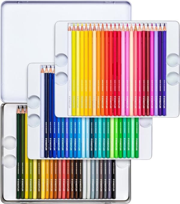 Staedtler Farveblyanter - metaletui 72 stk