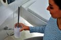 Pikkukuva 7 / 8: Tesa® Smooz wc-harjasetti, kromattu metalli, itseliimautuva, itseliimautuva asennustekniikka