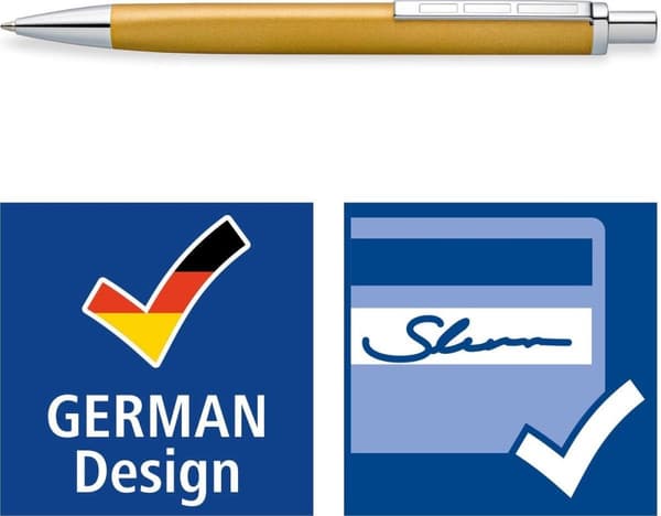 STAEDTLER triplus kulspetspenna, infällbar, guldkropp