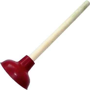 Sugkopp trä/gummi röd (0389000/391005)