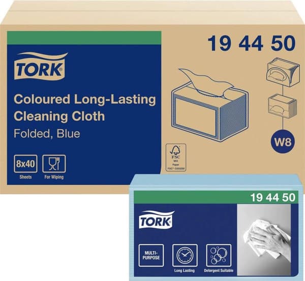 TORK Puhdistuspyyhkeet Sininen 194450 Määrä: 320