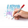 Miniatyrbild 4 av 6: STAEDTLER fineliner triplus, 4 + 1 celebration set linjebredd: 0,3 mm, triangulär, DRY SAFE, sorterad i - 1 st (334 BK5 TA)