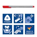 Miniatyrbild 5 av 6: STAEDTLER fineliner triplus, 4 + 1 celebration set linjebredd: 0,3 mm, triangulär, DRY SAFE, sorterad i - 1 st (334 BK5 TA)