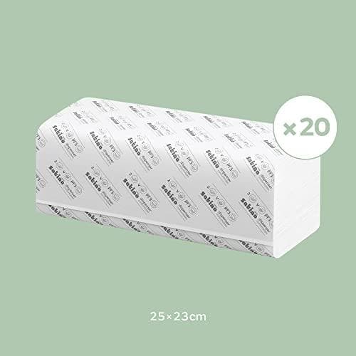 Wepa Handt. H-vit sicksack (277198)