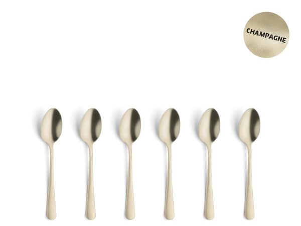 Amefa Austin 1410 - 6 Mocca skjeer i trendy boks - champagne