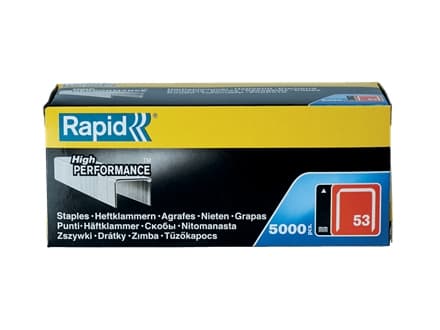 Rapid 11858810, Pakke med stifter, 1 cm, 5000 stifter, R53, R253, R353, R453, MS2.1, MS4.1, ALU610, ALU753, ALU853, ALU953, E100, ESN530, BTX530, R55
