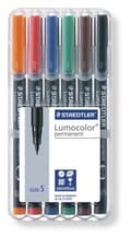 Miniatyrbillede 6 af 7: Lumocolor S permanent - Æske 6 stk