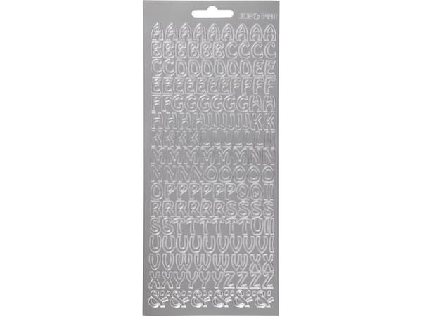 Focus Focus Stickers Silver Letters Design 2