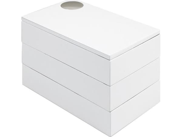 Umbra Jewelry box, white, SPINDLE