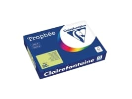 Farvet papper trophée, a4, 80g, naturgrøn 1775, pakke a 500 ark