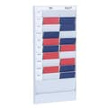 Miniatyrbild 1 av 3: PAPERFLOW väggmonterad kontorsplanerare, 20 fack, A4, grundelement, grå tillverkad av högkvalitativ, reptålig och slagtålig polystyren - 1 st (PD20A4.