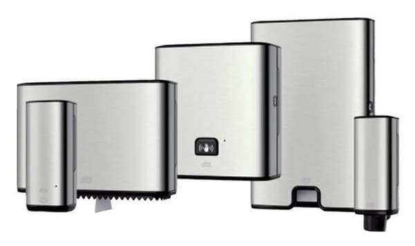 Monitaittuva pyyheannostelija Tork Xpress, metalli/muovi, ruostumaton teräs, L 317 x S 101 x K 468 mm