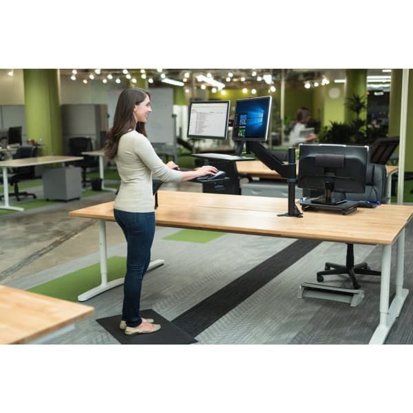 Kensington Ergonomic Anti-Fatigue Mat - Idealisk för sittande/stående skrivbord - Svart